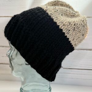 Hand-Knit Colorblock Beanie | Artisan Made